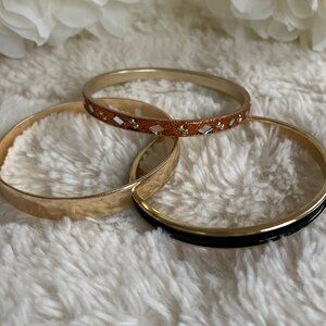 Set of 3 Metal Bracelets